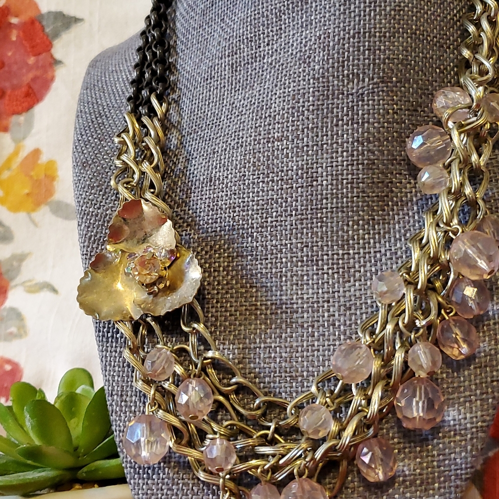 Loft Multi Stand Statement Necklace - image 3